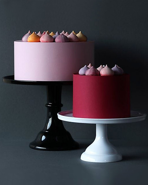 A Little Lovely Company Grande Alzatina per Dolci - Nera Piatti e Scodelle