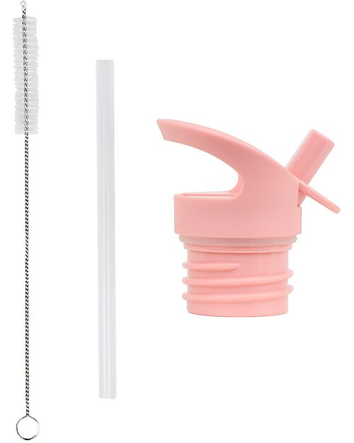 A Little Lovely Company Kit Tappo Cannuccia e Scovolino - Stelle Cadenti Accessori Borracce