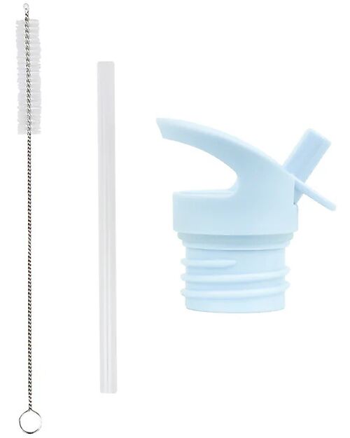 A Little Lovely Company Kit Tappo Cannuccia e Scovolino - Trattore Accessori Borracce