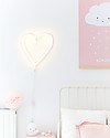 A Little Lovely Company Luce a Neon, LED, Cuore - Giallo Lampade da Parete