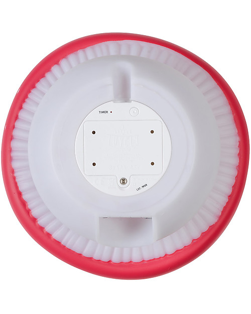 A Little Lovely Company Luce da Notte LED, Casetta Fungo con adesivi - Rosso Lampade da Comodino