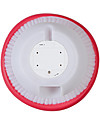 A Little Lovely Company Luce da Notte LED, Casetta Fungo con adesivi - Rosso Lampade da Comodino