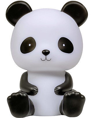 A Little Lovely Company Luce da Notte LED, Panda - Nero Lampade da Comodino