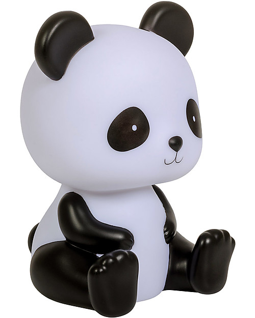 A Little Lovely Company Luce da Notte LED, Panda - Nero Lampade da Comodino