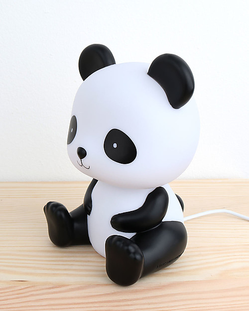 A Little Lovely Company Luce da Notte LED, Panda - Nero Lampade da Comodino