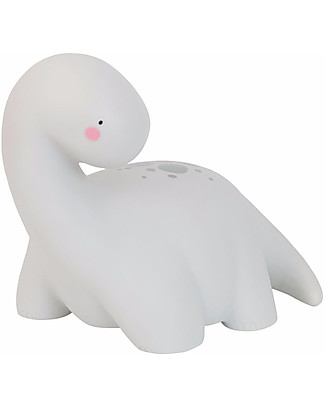 A Little Lovely Company Luce Grande LED, Brontosauro - Grigio Lampade da Comodino