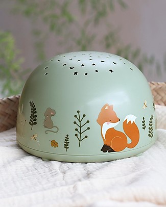 A Little Lovely Company Luce LED Proiettore - Amici della Foresta - Stelle Lampade da Comodino