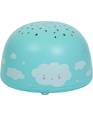 A Little Lovely Company Luce LED Proiettore, Nuvola - Stelle Lampade Comodino