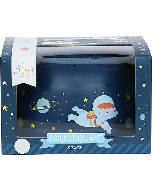 A Little Lovely Company Luce LED Proiettore, Spazio - Stelle Lampade da Notte