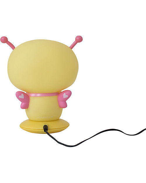 A Little Lovely Company Luce Notte Ricaricabile, Farfalla - Giallo e Rosa Lampade da Comodino