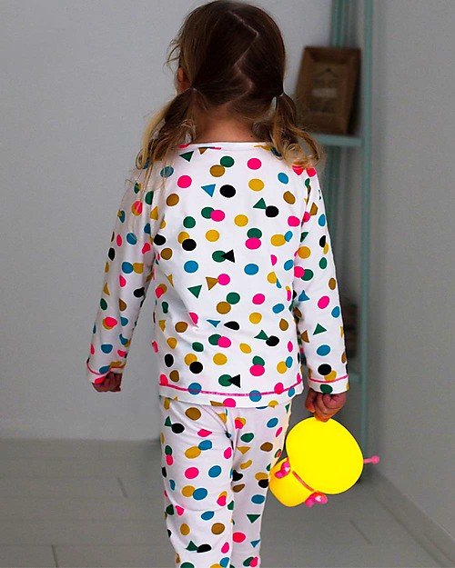 A Little Lovely Company Luce Notte Ricaricabile, Farfalla - Giallo e Rosa Lampade da Comodino