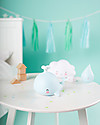 A Little Lovely Company Luce Piccola LED, Balenottera - Celeste Lampade da Comodino