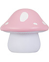 A Little Lovely Company Luce Piccola LED,  Funghetto Rosa Lampade da Comodino