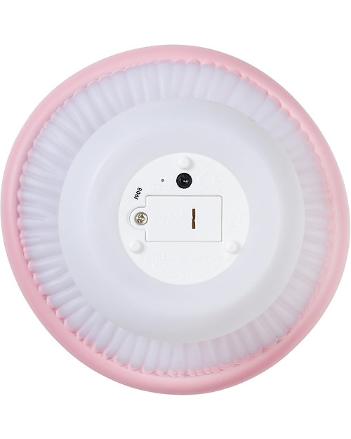 A Little Lovely Company Luce Piccola LED,  Funghetto Rosa Lampade da Comodino