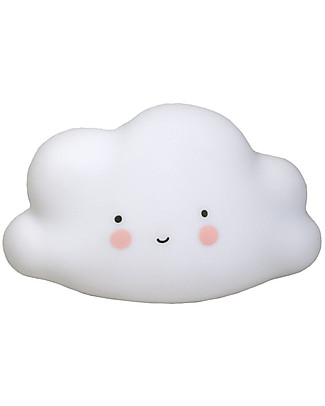 A Little Lovely Company Luce Piccola LED, Nuvoletta - Bianco Lampade Comodino
