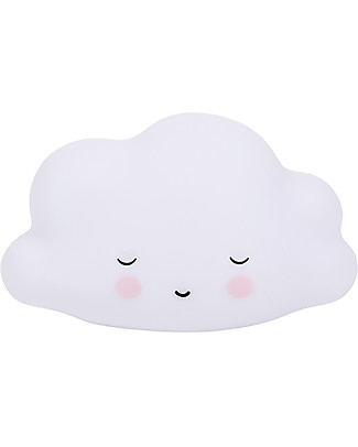 A Little Lovely Company Luce Piccola LED - Nuvoletta Dormiente Lampade Comodino