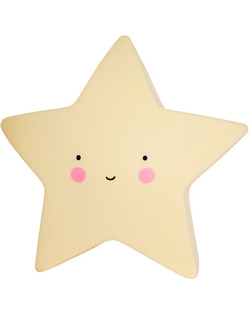 A Little Lovely Company Luce Piccola LED, Stella - Giallo Lampade da Comodino