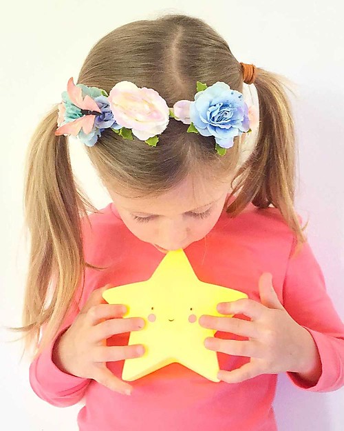 A Little Lovely Company Luce Piccola LED, Stella - Giallo Lampade da Comodino