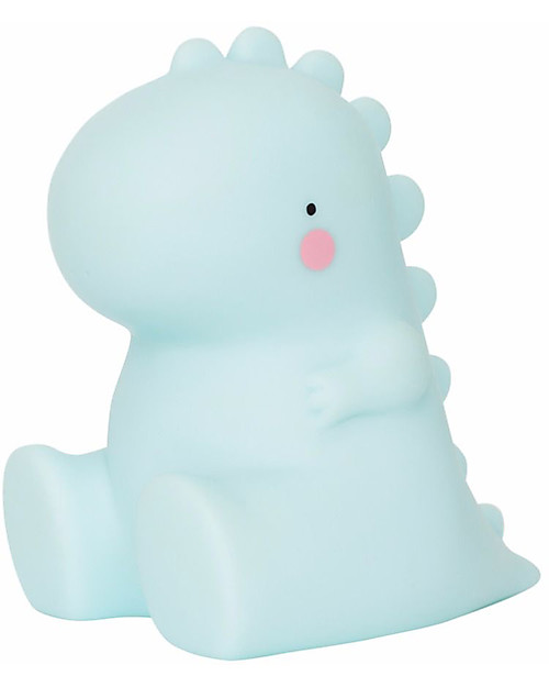 A Little Lovely Company Luce Piccola LED, T-Rex - Celeste Lampade da Comodino