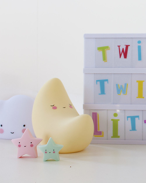 A Little Lovely Company Minis, 3 Stelline - Rosa Decorazioni da Parete
