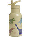 A Little Lovely Company OUTLET - Borraccia in Acciaio Inossidabile - 350 ml - Dinosauri - Pezzo di Showroom Borracce Termiche