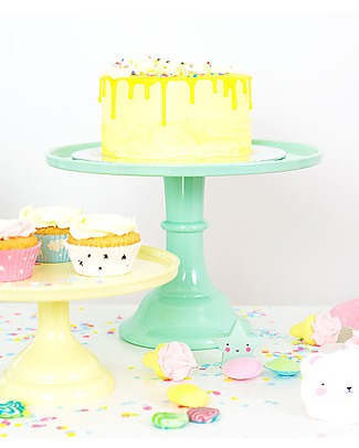 A Little Lovely Company OUTLET Grande Alzatina per Dolci - Menta - Pezzo di Showroom Piatti e Scodelle