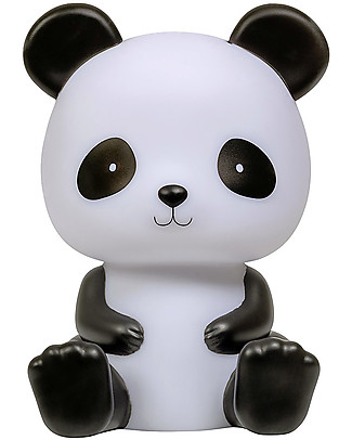 A Little Lovely Company OUTLET Luce da Notte LED, Panda - Nero - Pezzo di Showroom Lampade da Comodino