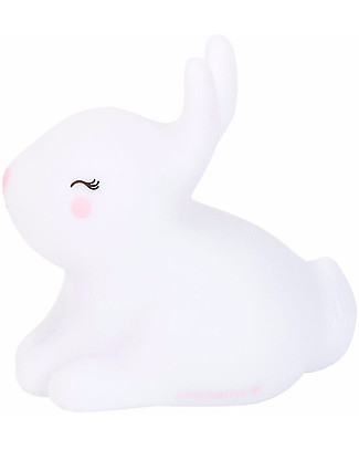 A Little Lovely Company OUTLET Luce Piccola LED, Coniglietto - Bianco - Pezzo di Showroom Lampade Comodino