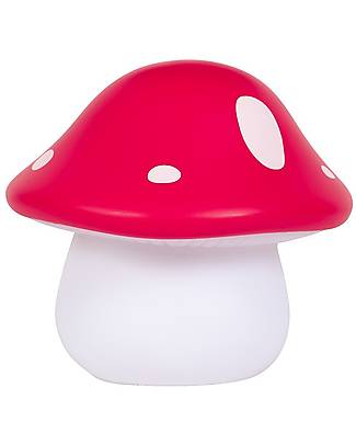 A Little Lovely Company OUTLET - Luce Piccola LED - Fungo Rosso - Pezzo di Showroom Lampade da Comodino