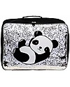 A Little Lovely Company OUTLET Valigetta Glitter, Panda - 42 x 31 x 15 cm - Pezzo di Showroom Borse da Viaggio