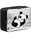 A Little Lovely Company OUTLET Valigetta Glitter, Panda - 42 x 31 x 15 cm - Pezzo di Showroom Borse da Viaggio