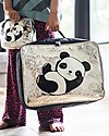 A Little Lovely Company OUTLET Valigetta Glitter, Panda - 42 x 31 x 15 cm - Pezzo di Showroom Borse da Viaggio