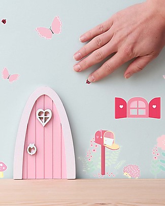 INDIGOS UG Adesivo Murale Rosa - Decalcomania 60x10 Cm Per Pareti E Mobili