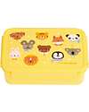 A Little Lovely Company Porta Pranzo Bento - Amici animali - Scomparti Estraibili Porta Merenda