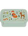 A Little Lovely Company Porta Pranzo Bento - Amici della Foresta - Scomparti Estraibili Porta Merenda