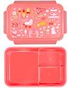 A Little Lovely Company Porta Pranzo Bento - Fun - Scomparti Estraibili Porta Merenda