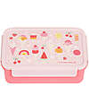A Little Lovely Company Porta Pranzo Bento - Gelati - con Scomparti Estraibili Porta Merenda