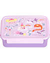 A Little Lovely Company Porta Pranzo Bento - Principesse - Scomparti Estraibili Porta Merenda