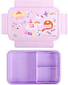A Little Lovely Company Porta Pranzo Bento - Principesse - Scomparti Estraibili Porta Merenda