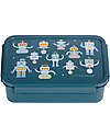 A Little Lovely Company Porta Pranzo Bento - Robot - Scomparti Estraibili Porta Merenda