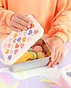 A Little Lovely Company Porta Pranzo in Acciaio - Cuori - 17.5 x 6 x 12.5 cm Porta Merenda