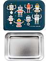 A Little Lovely Company Porta Pranzo in Acciaio - Robot - 17.5 x 6 x 12.5 cm Porta Merenda