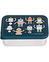A Little Lovely Company Porta Pranzo in Acciaio - Robot - 17.5 x 6 x 12.5 cm Porta Merenda