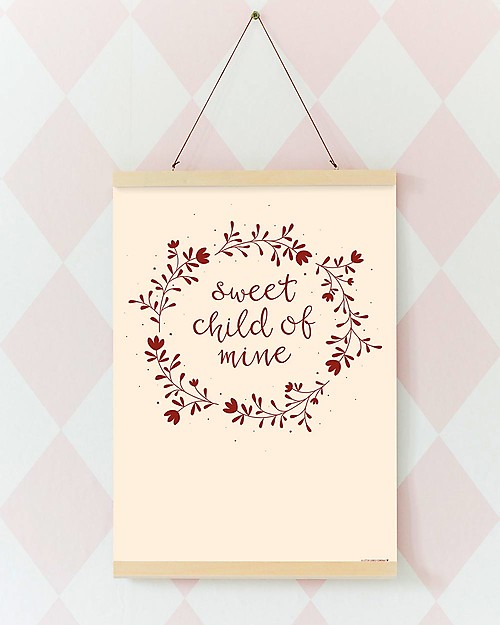 A Little Lovely Company Poster Sweetchild - 50x70 cm Decorazioni da Parete