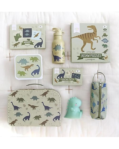 A Little Lovely Company Puzzle Jingsaw - 5 Mini Puzzle - Dinosauri - 2+ Puzzle