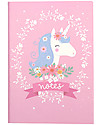 A Little Lovely Company Quadernino Morbido A5, Unicorno - Ottima idea regalo! Disegnare e Colorare