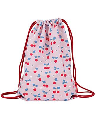 A Little Lovely Company Sacca con Chiusura a Coulisse - Ciliegie - 32 x 42 cm Sacche e Borse Sportive