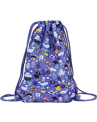 A Little Lovely Company Sacca con Chiusura a Coulisse - Pirati - 32 x 42 cm Sacche e Borse Sportive