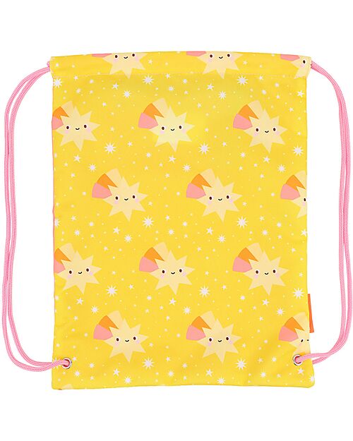 A Little Lovely Company Sacca con Chiusura a Coulisse - Stelle Cadenti - 32 x 42 cm Sacche e Borse Sportive