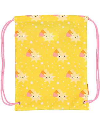 A Little Lovely Company Sacca con Chiusura a Coulisse - Stelle Cadenti - 32 x 42 cm Sacche e Borse Sportive